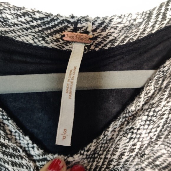 Free People Cora Asymmetric Midi Sweater Dress size S - Picture 14 of 14